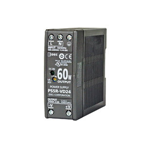 IDEC PS5R-VD24 AC/DC DIN Rail Power Supply 60 W 24 VDC 2.5 A