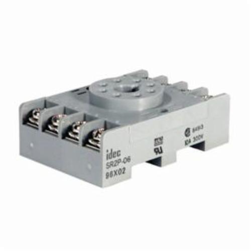 IDEC SR2P-06 RELAY SOCKET DPDT 8PIN OCTAL DIN RAIL OR PANEL MOUNT