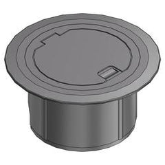 ABB 68R-CST-GRY Steel City Gray Round Recessed Cover