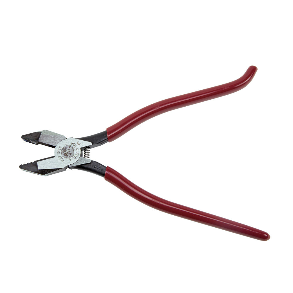 Klein Tools D201-7CSTA Ironworker's Pliers Aggressive Knurl 9-Inch