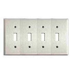 Mulberry 97074 4G SAT-SS .030 STD SQ SWITCH PLATE