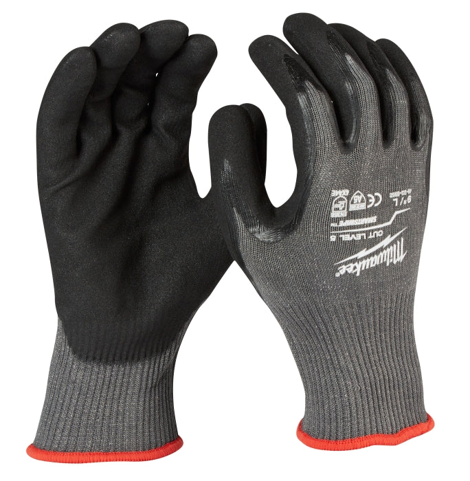 Milwaukee 48-22-8952 Cut Level 5 Dipped Gloves - L