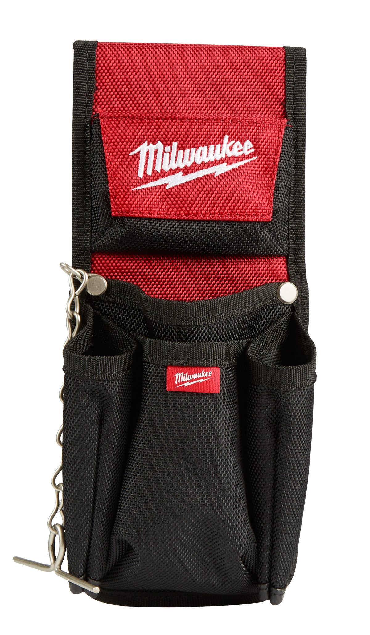 Milwaukee 48228118 Compact Utility Pouch 1680D Ballistic Nylon Black/Red