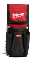 Milwaukee 48228118 Compact Utility Pouch 1680D Ballistic Nylon Black/Red