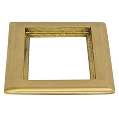 Hubbell SB3083 HUB 1 Gang Rectangular Brass Carpet Flange