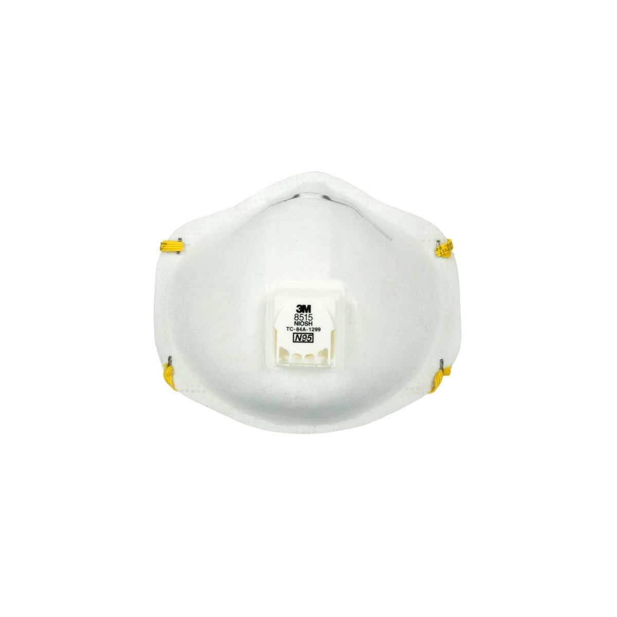 3M 8515 Cup Style Disposable Standard Valved Welding Respirator Resists Non-Oil Based Particles