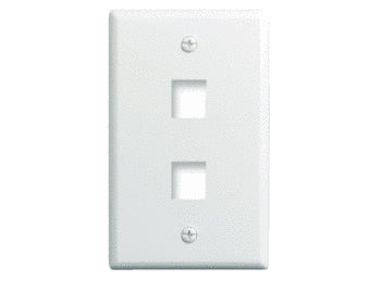 Legrand WP3402WH WP3402-WH P&S 1G WALL PLATE 2-PORT WH M10