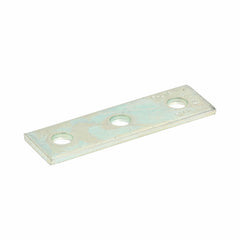 B-Line B141ZN Flat Splice Plate, 3 Holes, 5-3/8 In Length x 1-5/8 In Width x 1/4 In Thickness