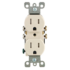 Leviton T5320-T 15 Amp 125 Volt Duplex Receptacle Tamper Resistant