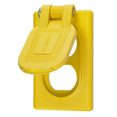 Hubbell HBL52CM22 HBL Cover Lift Spring Std Box-Yellow