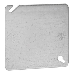 ABB 52-C-1 Steel City 52C1 4 Steel Square Box Cover Flat and Blank