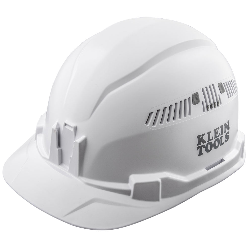 Klein Tools 60105 Hard Hat Vented Cap Style White