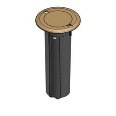 ABB E971FBDI-2 Floor Box Brass Cove - 11.8 Cubic Inches