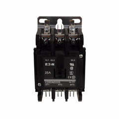 Eaton C25DND340A Definite Purpose Contactor 110-120 VAC 40A 3-Pole Non-Reversing