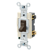 Leviton 54504-2 4-Way Framed Grounding AC Quiet Toggle Switch, 120/277 VAC, 15 Amp