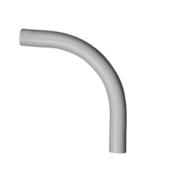 Cantex 5133825 Plain End SCH 40 Conduit Elbow 1 in 90 deg