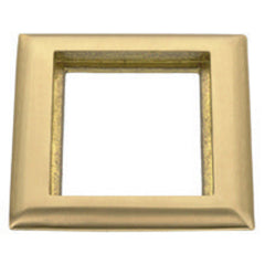 Hubbell SB3083 HUB 1 Gang Rectangular Brass Carpet Flange