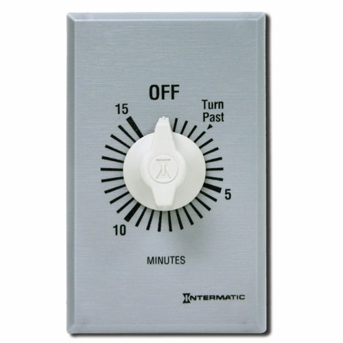 Intermatic FF315M 15 Minute SPDT Countdown Timer 125 to 277 VAC 60 Hz Single-Pole Double-Throw