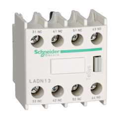 Schneider Electric LADN04 Square D Auxiliary Contact Block 690 VAC 10 Amp 8-Pole 4NC