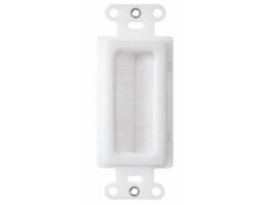 Legrand WP1014-WH-V1 OnQ Cable Access Wall Plate 1 Gang