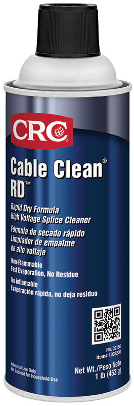 CRC Industries 02150 High Voltage Splice Cleaner Cable Clean RD Rapid Dry 16 OZ