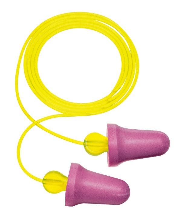 3M P2001 No-Touch Earplugs 29 dB Noise Reduction Disposable Corded