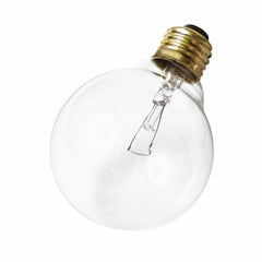 SATCO S3447 Decorative Dimmable Globe Incandescent Lamp 25 W 120 VAC