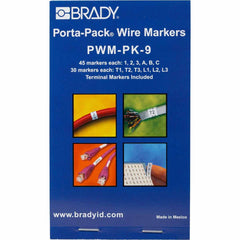 Brady PWM-PK-9 Porta-Pack Wire Marker Refill Combo 9