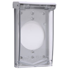 Legrand 3795 P&S WP CLEAR COVER Self-Closing Weatherproof Outlet Box Cover (4.6 in x 3 in) Replacement MPN