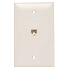 Legrand TPTE1-LA On-Q Phone Wallplate Standard 1 Gang 4.7 in