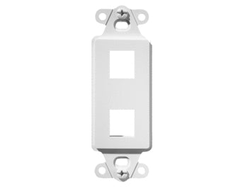 Legrand WP3412WH WP3412-WH P&S Decor Outlet Strap 2 Port WH