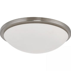 SATCO 62/1044 BUTTON LED 17 IN. FLUSH MOUNT FIXTURE