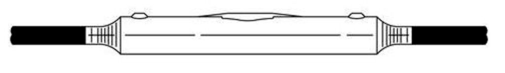 3M 72-N2 Non-Re-Enterable Resin Splice Kit 1 kV 1/2 to 1 in Dia Cable 54-00710625