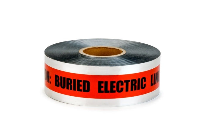 Scotch 406-R-3X1000FT Detectable Buried Barricade Tape 5 mil 1000 ft