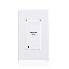 Leviton LVS-1W Low Voltage Pushbutton Station, 1 Button-On/Off, 1 Gang, White