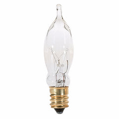 SATCO S3241 Decorative Dimmable Incandescent Lamp 7.5 W E12 Candelabra 120 VAC