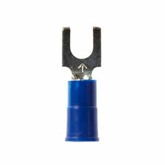 3M BFV14-8Q Block Insulated Fork Terminal, 16 to 14 AWG Conductor, Electrolytic Copper/Vinyl