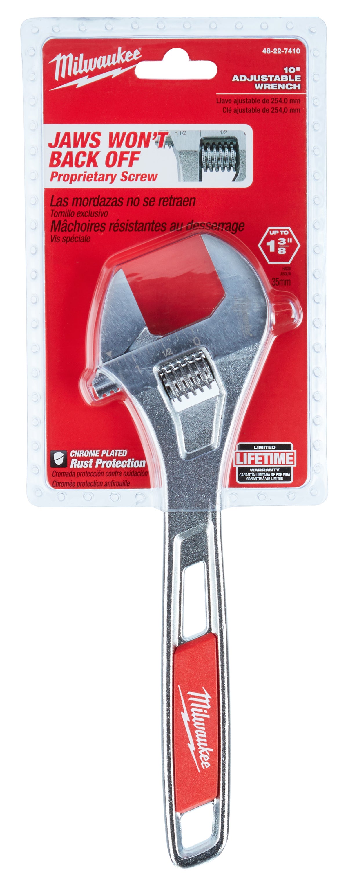 Milwaukee 48-22-7410 Adjustable Wrench 10 inch