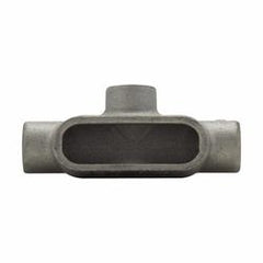 EATON T47 Type T Conduit Outlet Body, 1-1/4 in Hub, 7 Form, Feraloy Iron Alloy