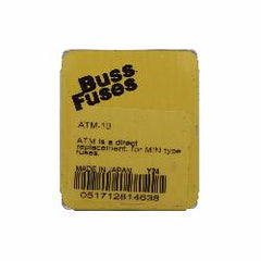 Eaton ATM-10 Bussmann ATM Fast Acting Miniature Fuse, 10 A, 32 VAC/VDC, 1 kA at 32 VAC/VDC Interrupt