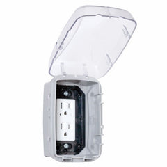 Intermatic WP3100C Weatherproof While-In-Use Cover, 1 Gang, Horizontal or Vertical, 2-3/4 in Deep, Receptacle Cover