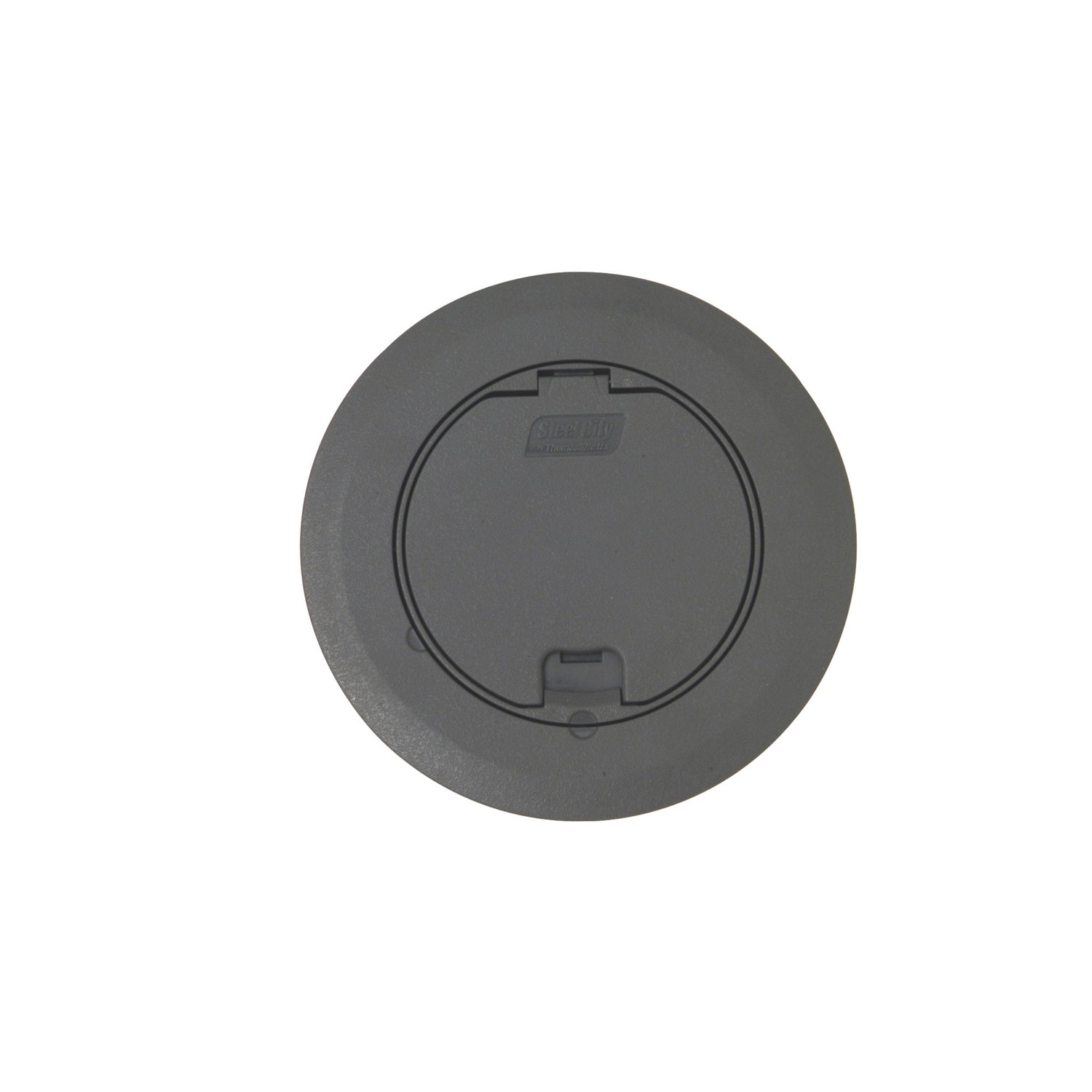 ABB 68R-CST-GRY Steel City Gray Round Recessed Cover