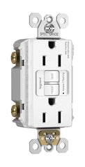 Legrand-Pass & Seymour 1597TRW GFCI Receptacle 15 Amp 125V White