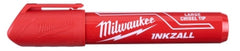 Milwaukee 48223256 INKZALL Large Chisel Tip Red Marker