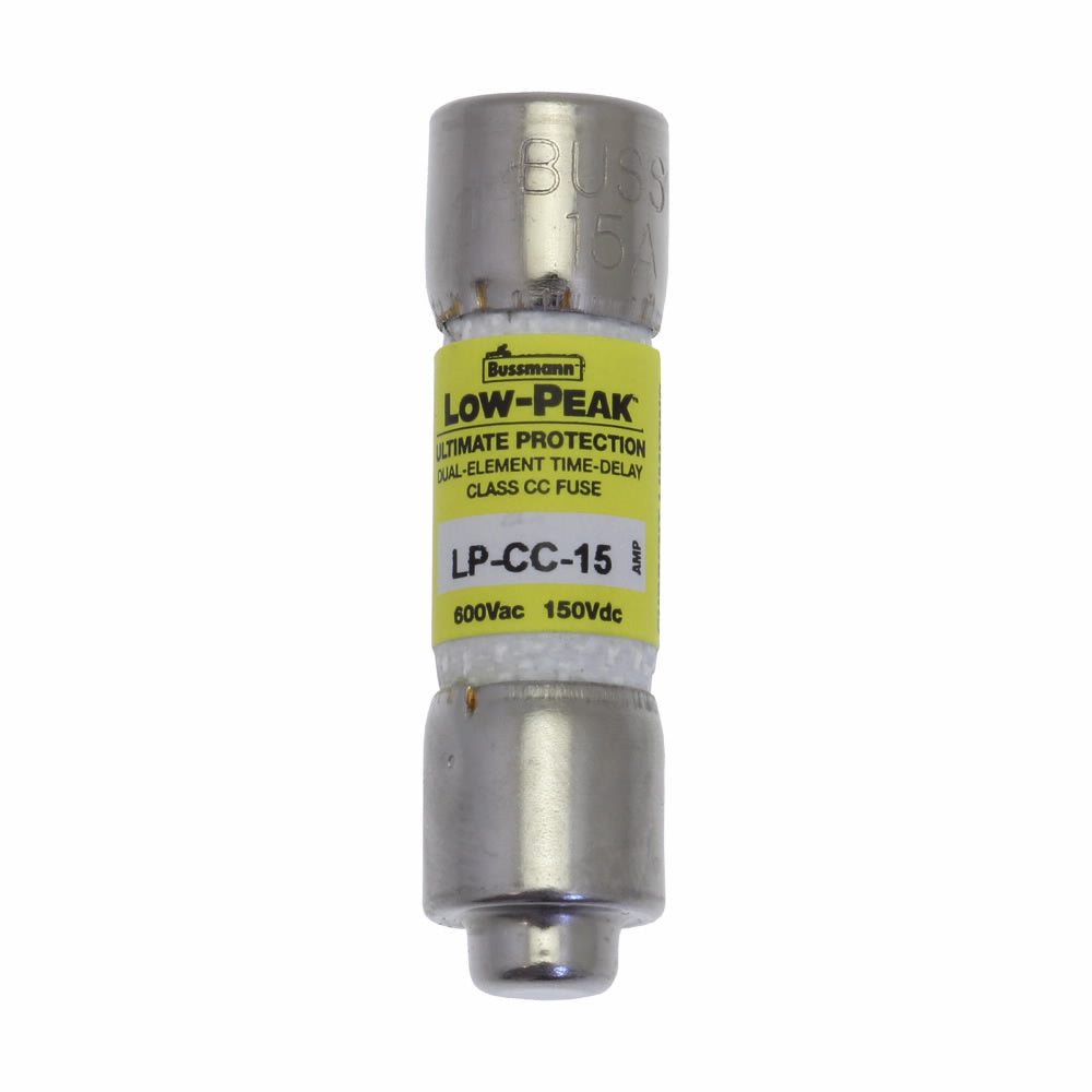 EATON LP-CC-15 Low-Peak Time Delay Fuse 15A 600VAC/150VDC