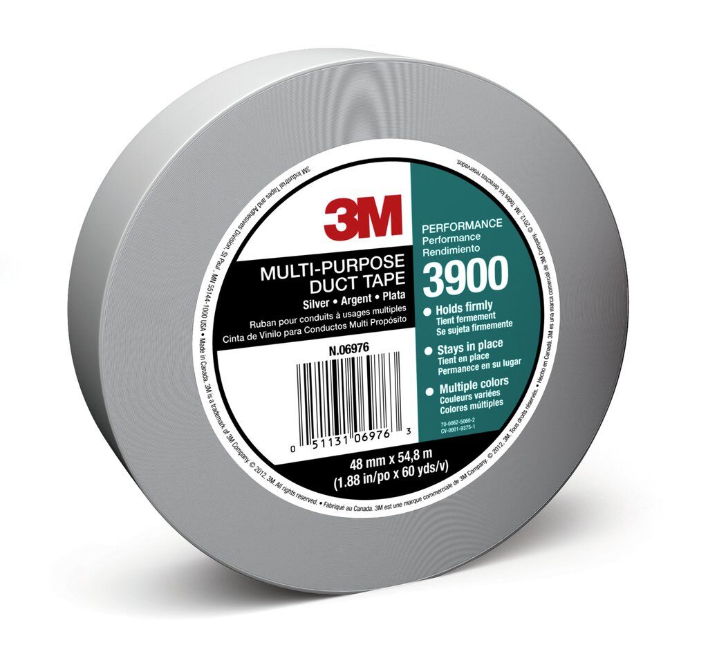 3M 7100029108 Multi-Purpose Tape 60 yd x 1.88 in Rubber Adhesive Polyethylene Backing