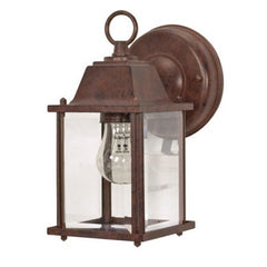 SATCO 60-637 1 LIGHT 60 W SMALL UTILITY OUTDOOR CUBE LANTERN