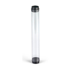 Engineered Products 17000 EPCO Standard Clear Tube Guard, T8, 4FT with Black End Caps