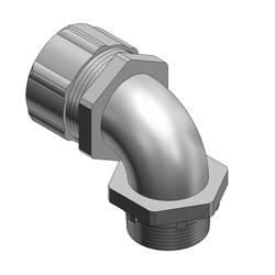 ABB 5252AL 1/2 Inch 90 Degree Aluminum Liquidtight Connector