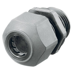 Hubbell SEC38GA Plastic Cord Connector Standard Straight 3/8 in